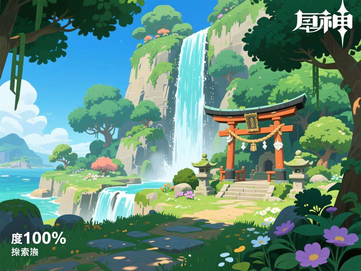 原神鸣神岛探索度100%