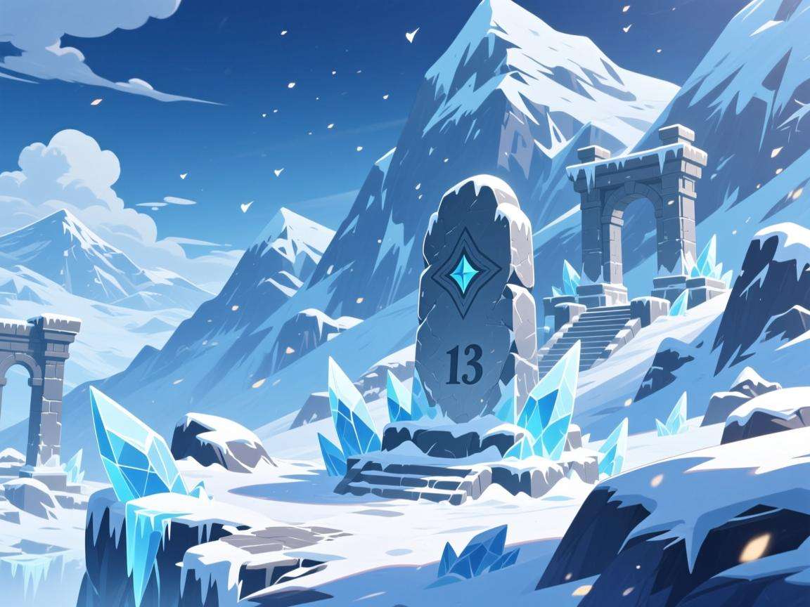 原神雪山6号石碑位置图片