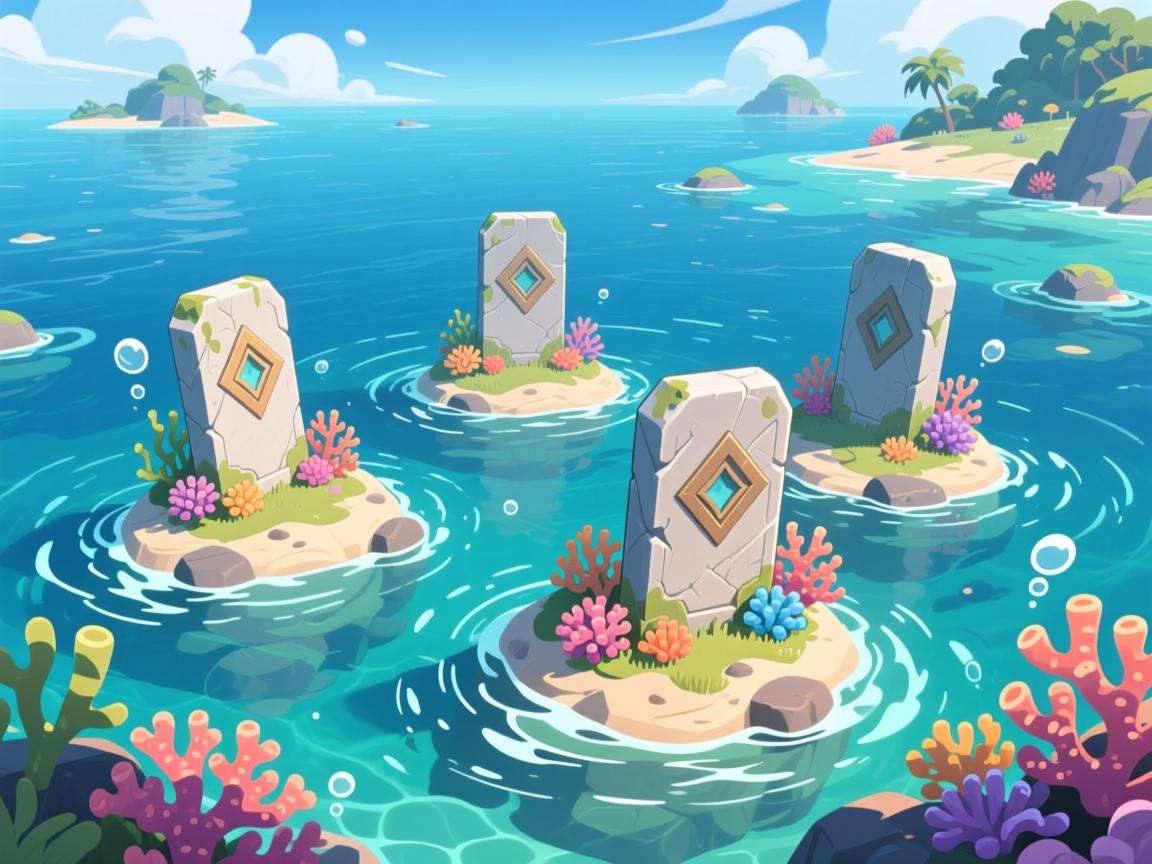 原神海祗岛4个方碑