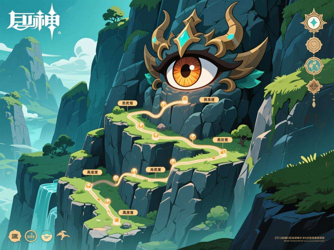 原神岩神瞳路线图