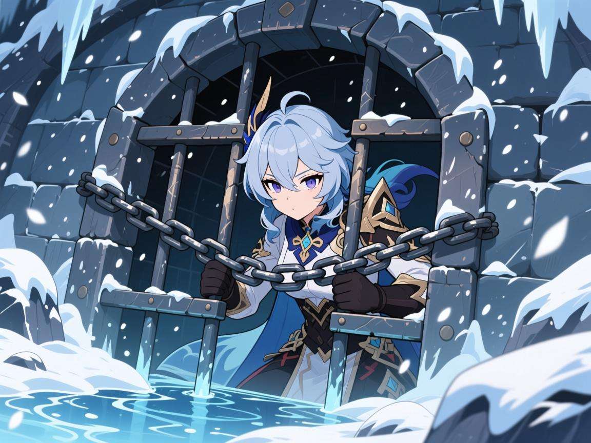 原神雪山近郊水牢笼子打不开