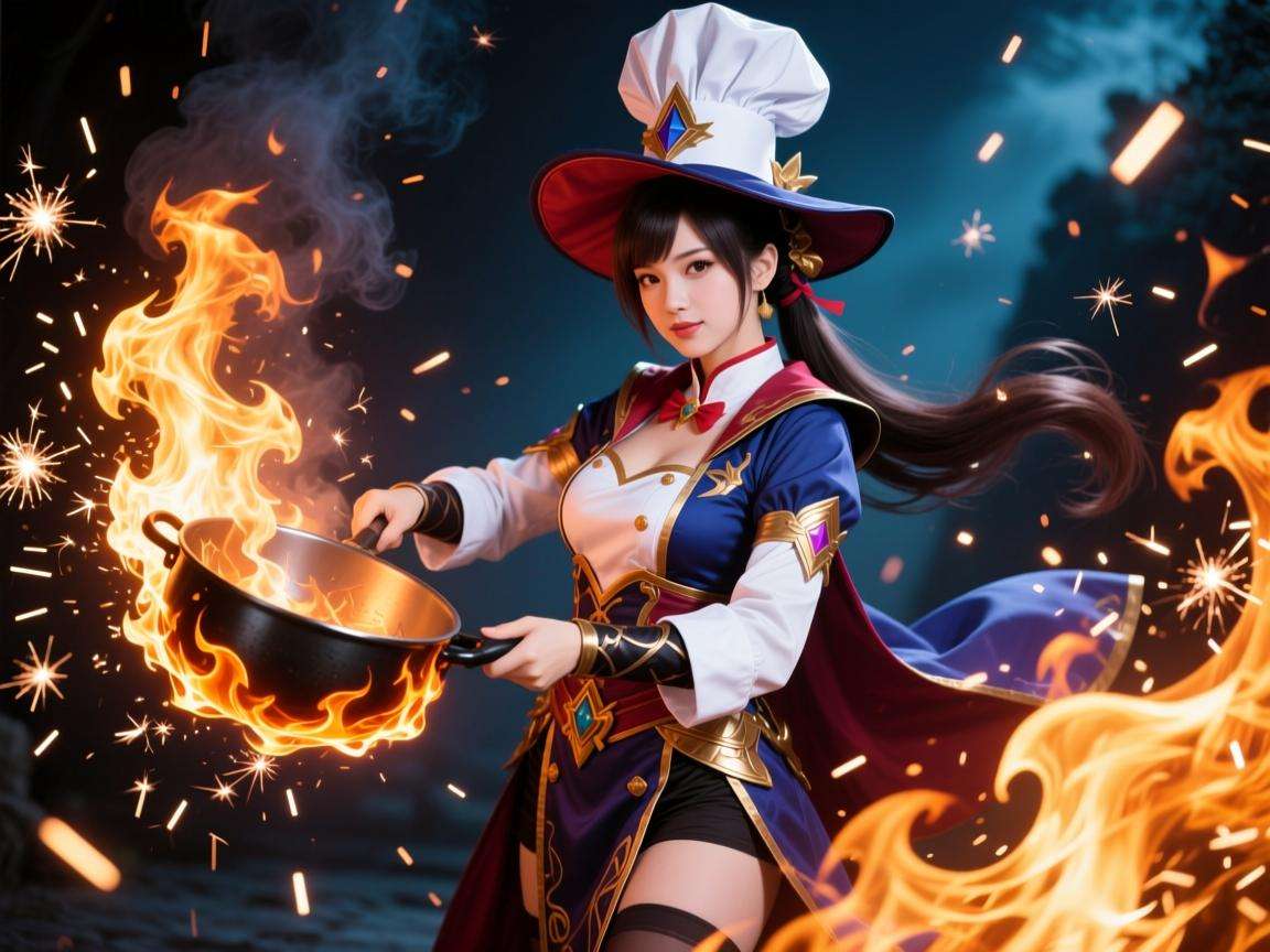 原神香菱魔女套