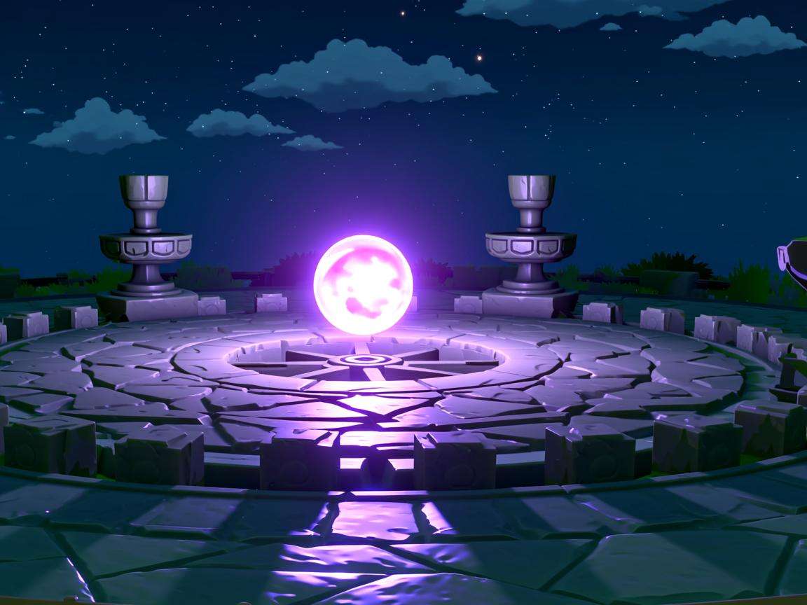 原神海祗之眼紫色光球