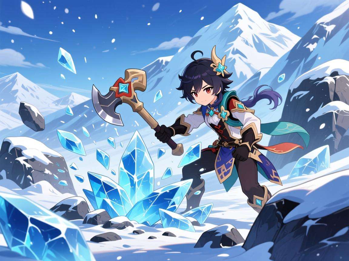 原神雪山冰怎么破