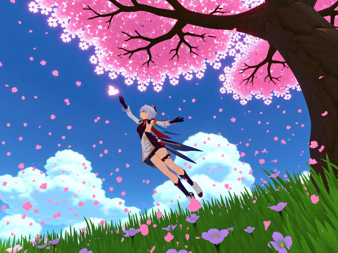 原神樱花绣球怎么摘