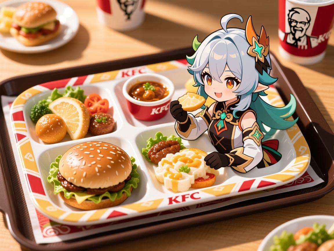 原神联动肯德基送什么料理