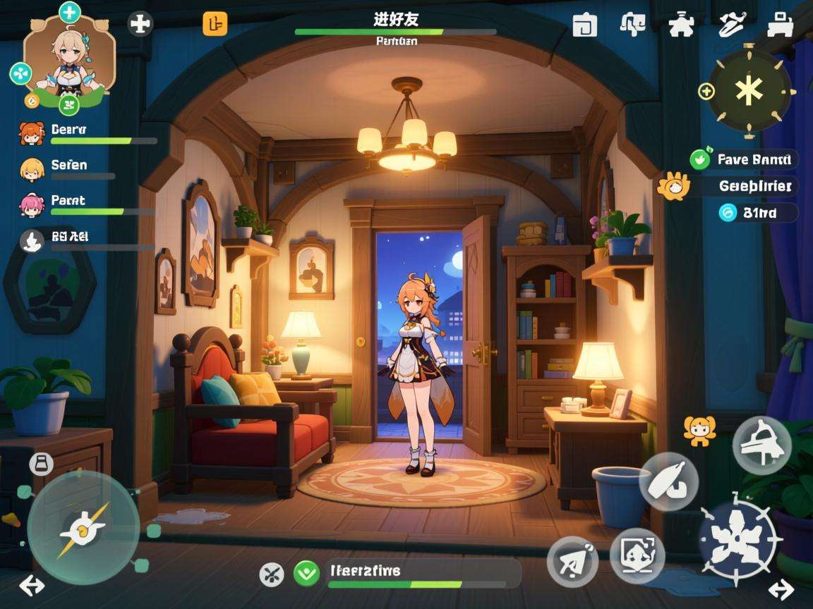 原神如何进入好友的房间