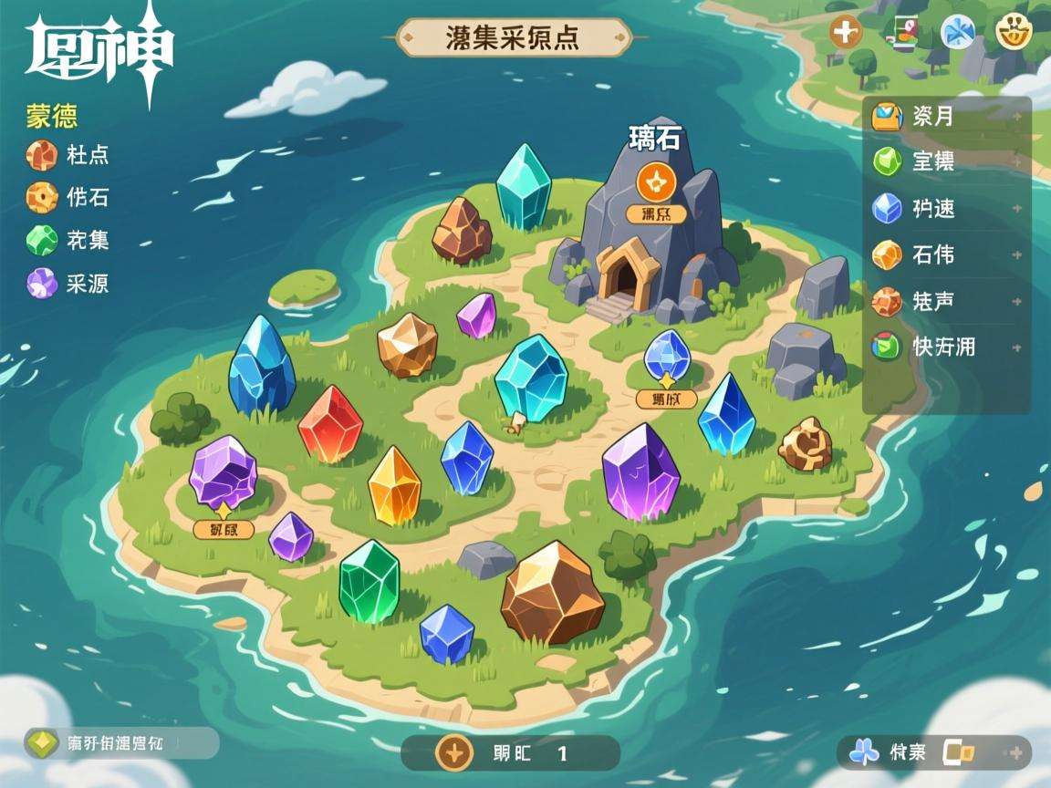 原神矿石采集点图