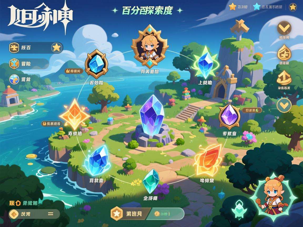 原神百分百探索度有多少原石