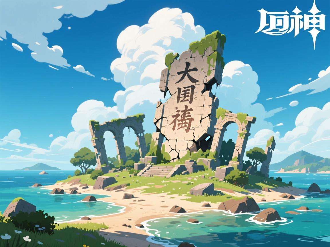 原神残破的刻字无人岛