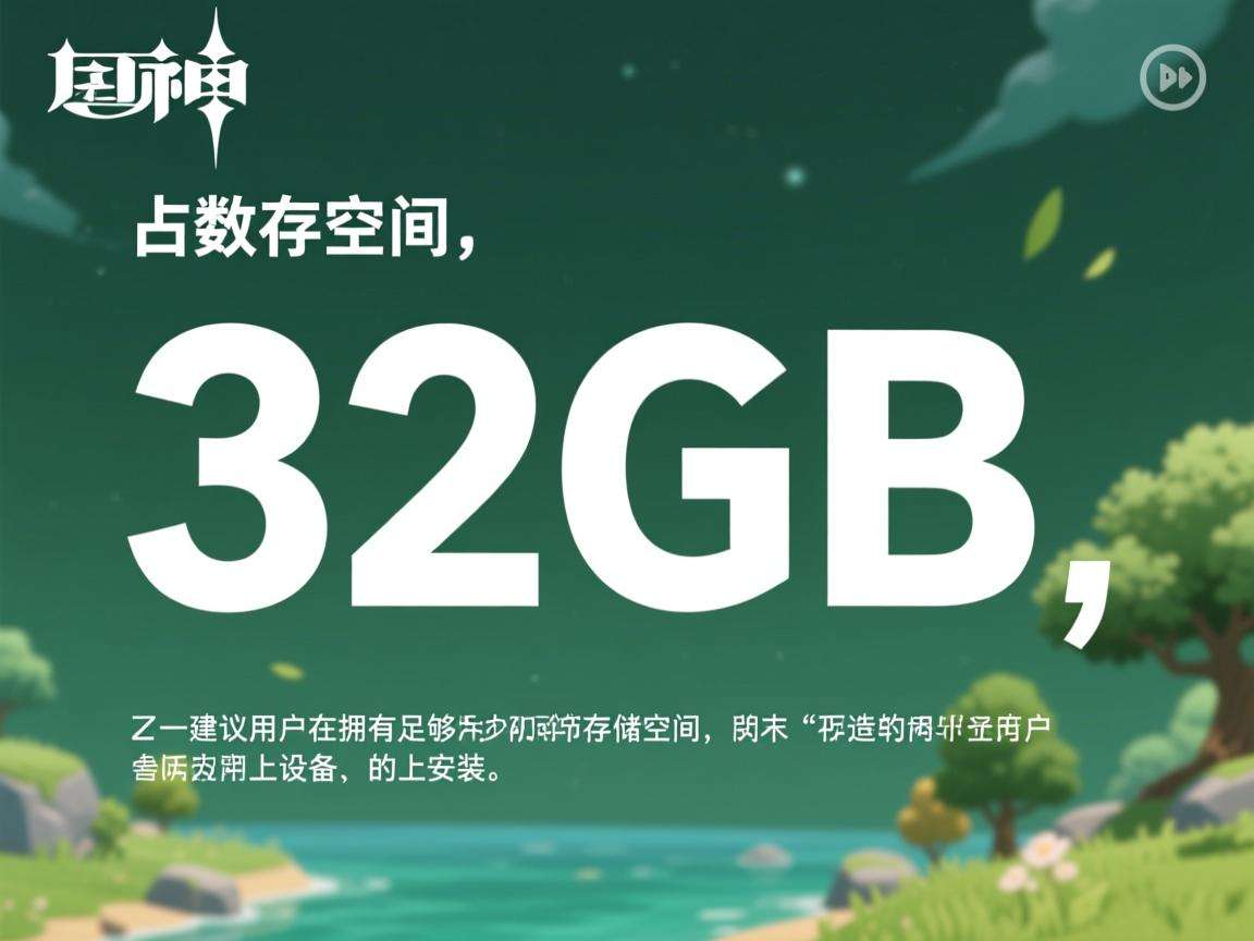 原神游戏数据多少内存