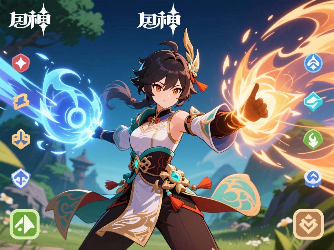 原神角色快捷键
