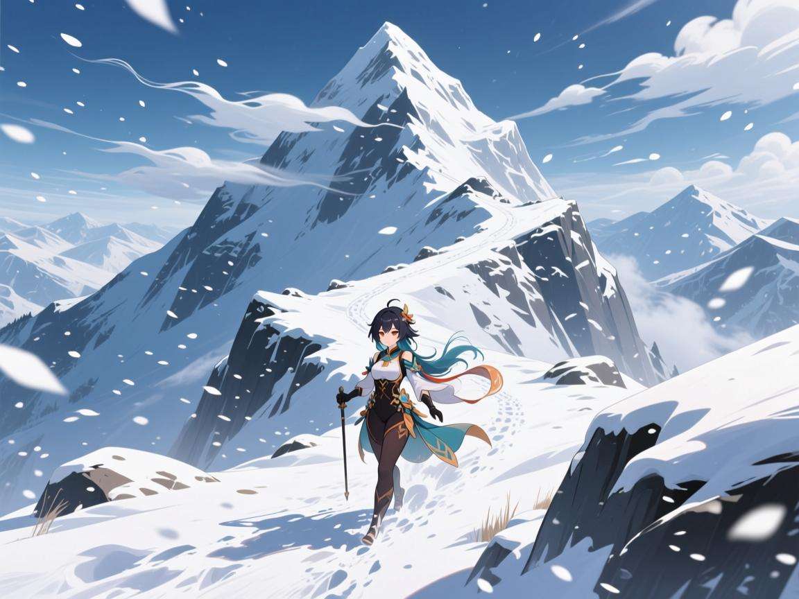 原神怎么上雪山山顶的路