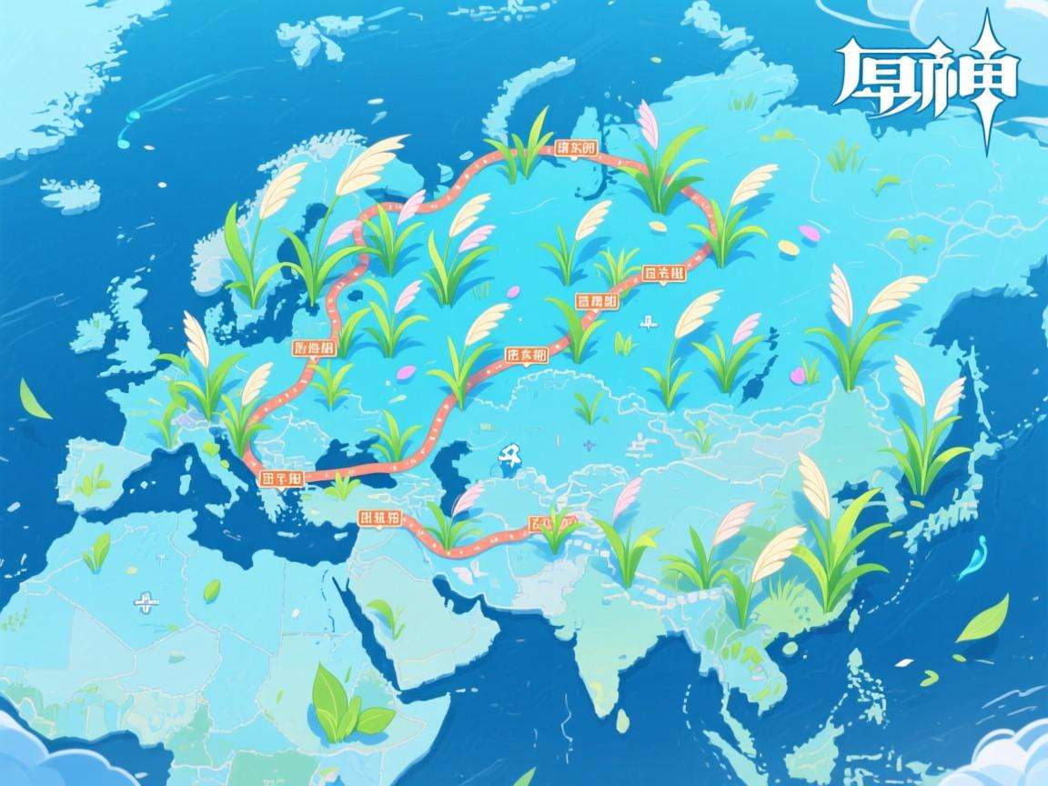 原神鸣草位置路线图