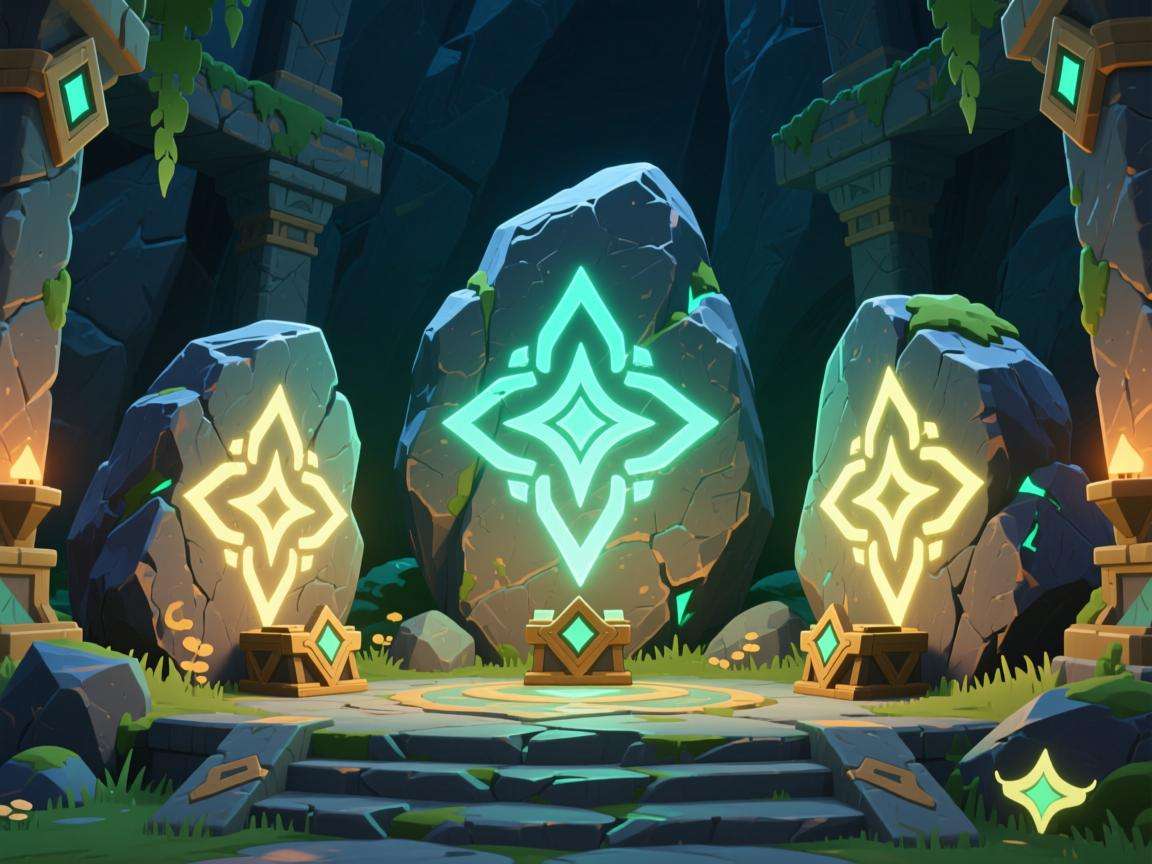 原神探索神殿三个石头怎么开