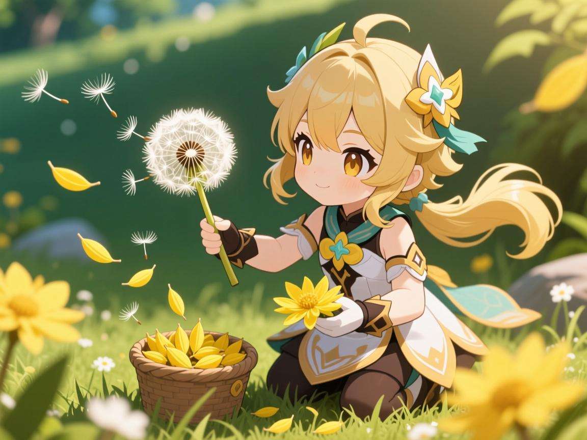 原神蒲公英籽如何收集