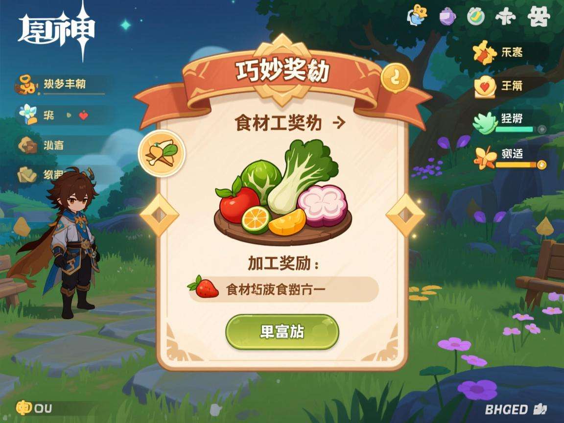 原神食材加工奖励在哪里领取