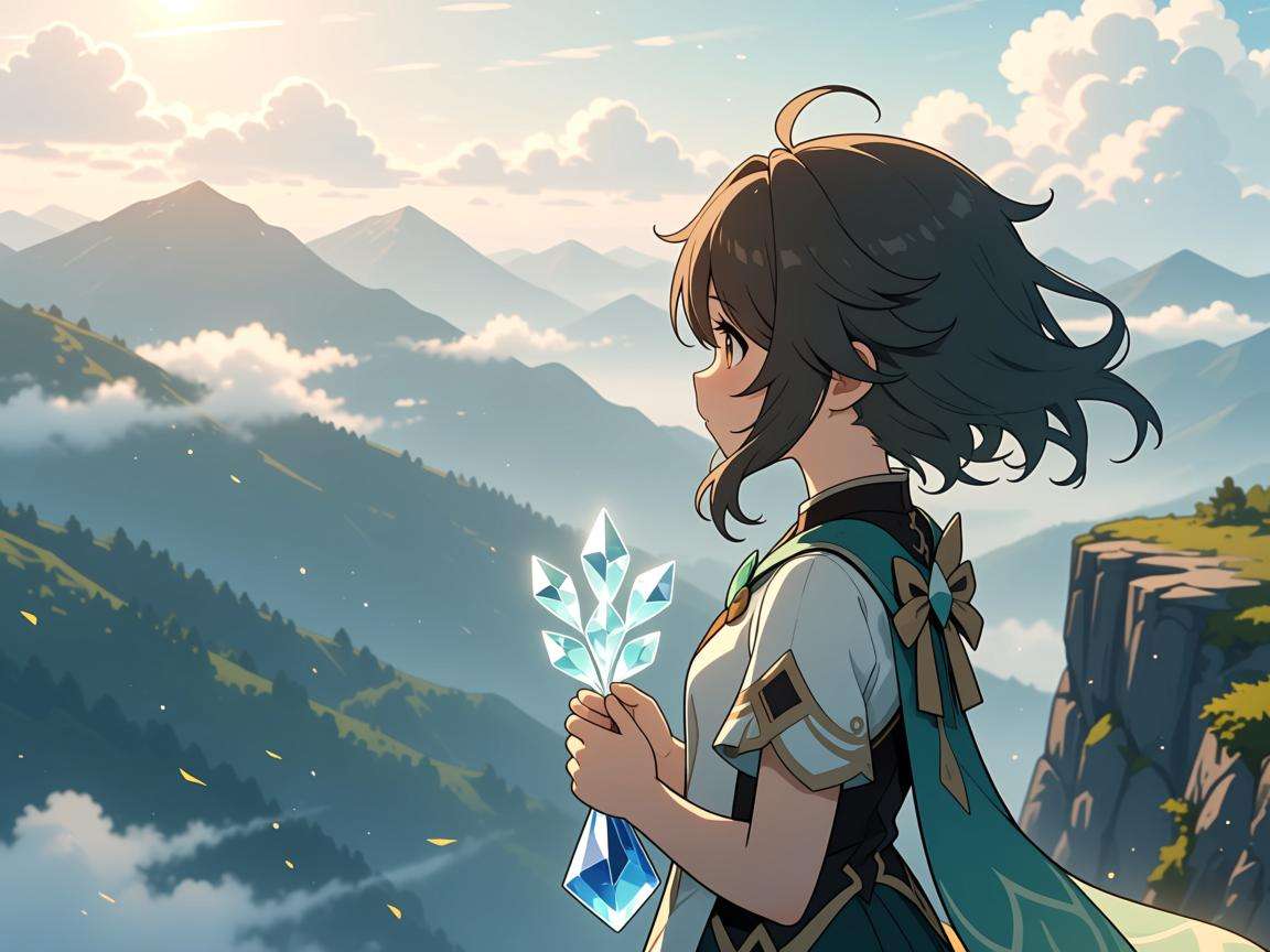 原神中卖琉璃袋的小女孩具体位置究竟在哪