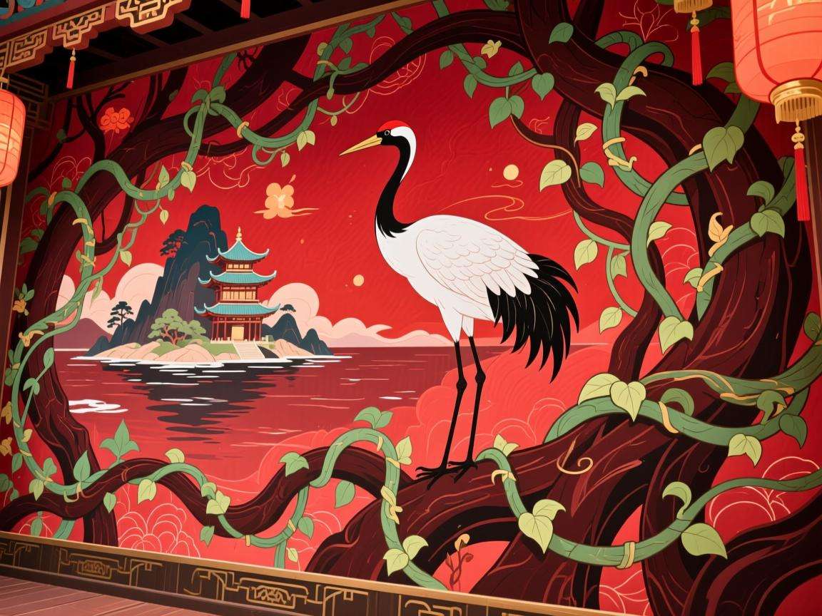 原神壁画拍摄地点鹤观在哪里