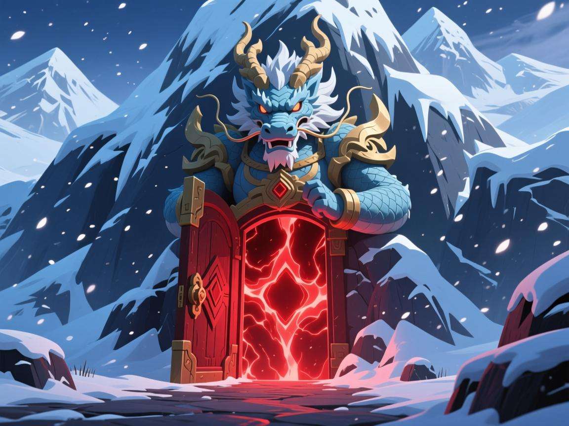 原神龙脊雪山神像下的门开启方法揭秘