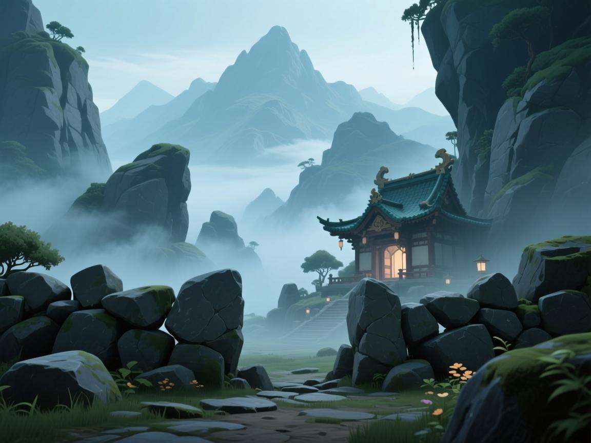 原神借景之馆遇阻：石头封堵，馆内景象何去何从
