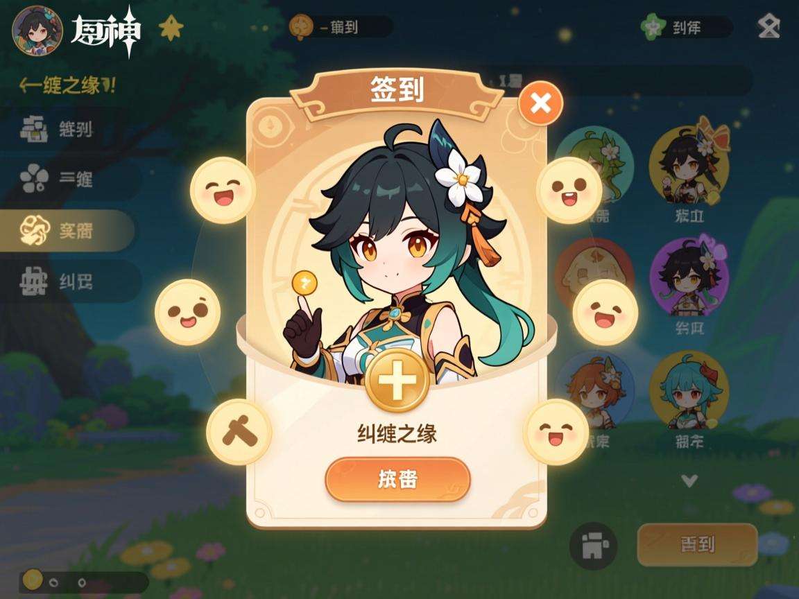 原神签到领纠缠之缘攻略大揭秘