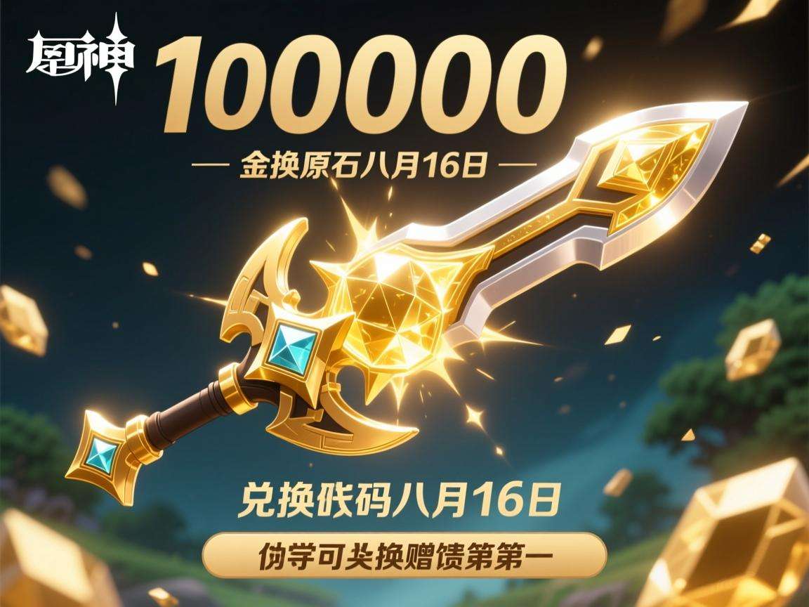八月16日惊现原神永久兑换码，可领10000原石！