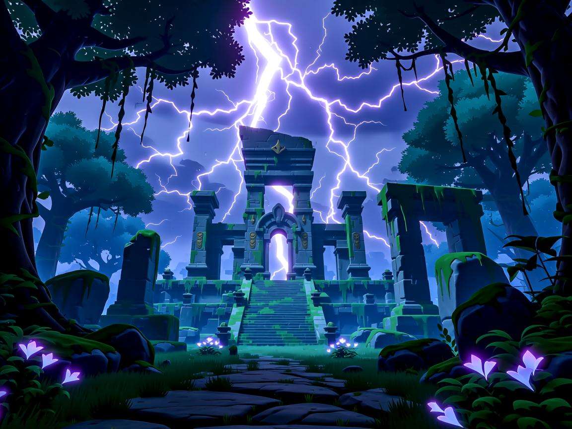 原神鸣雷城墟位置探寻：究竟在游戏世界的何处