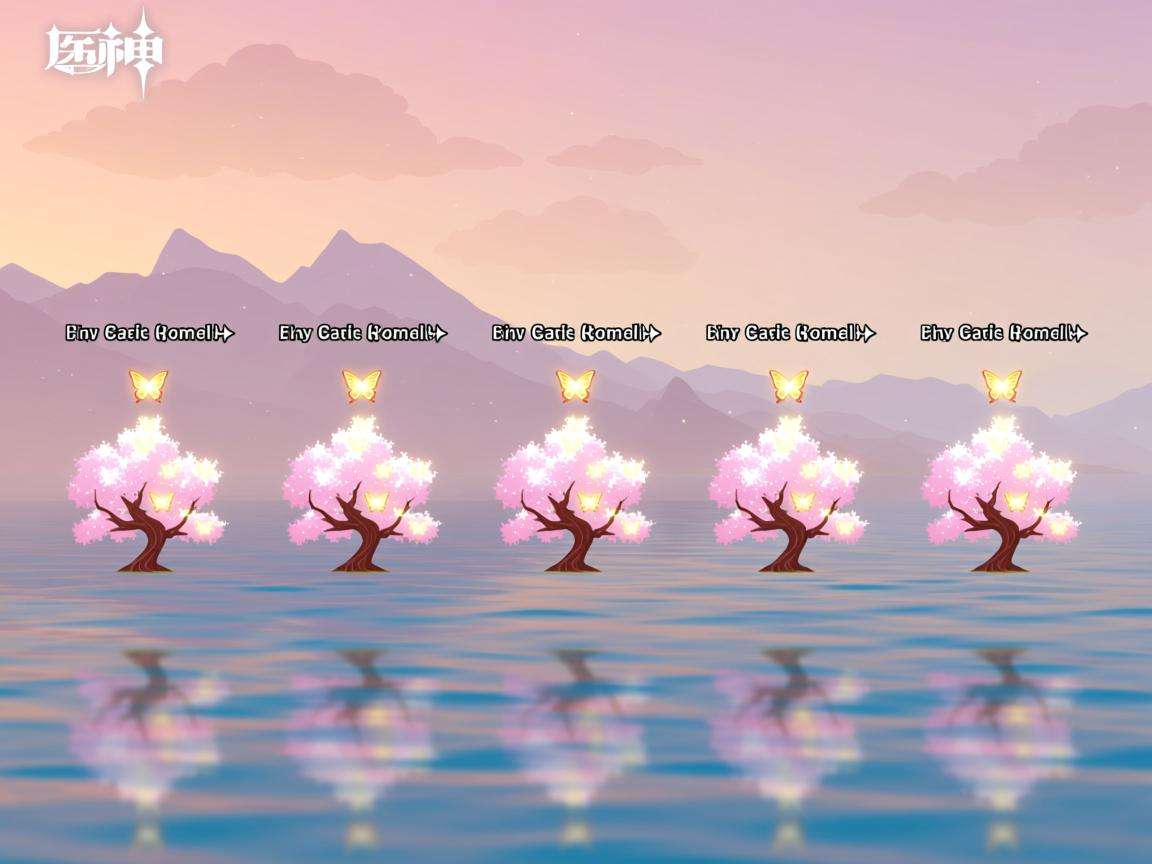 原神医樱五棵雷樱树位置大揭秘，探寻神秘分布点