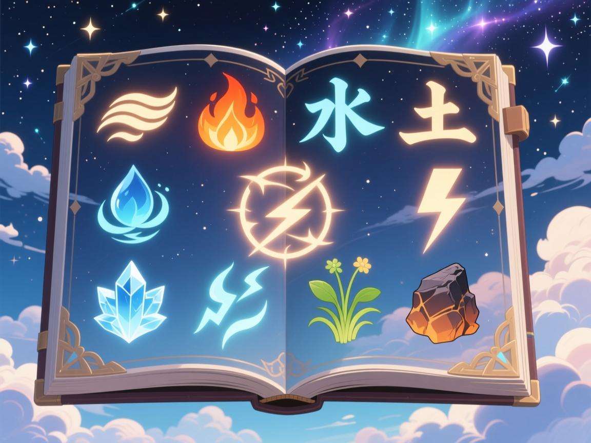 原神高等元素论课本：元素交织下的神秘知识与探索之旅