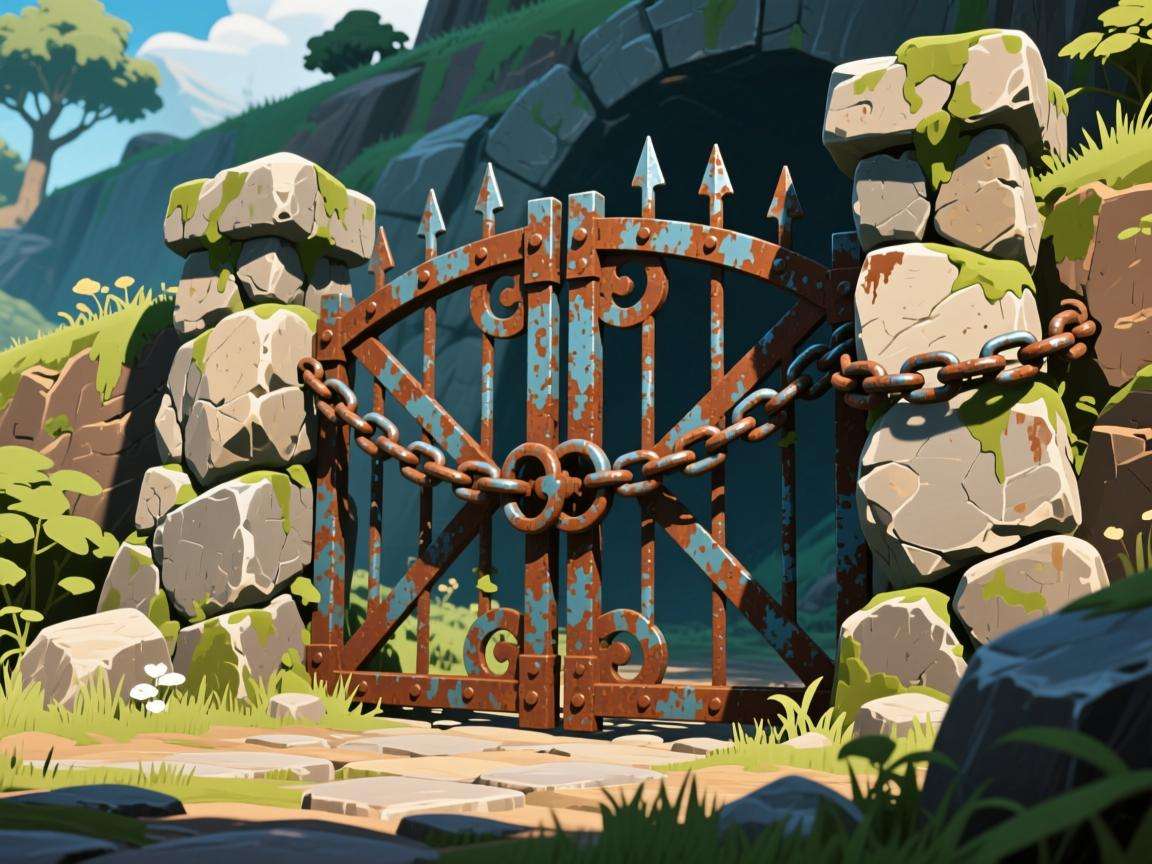 原神矿区铁门：守护宝藏的坚牢之扉