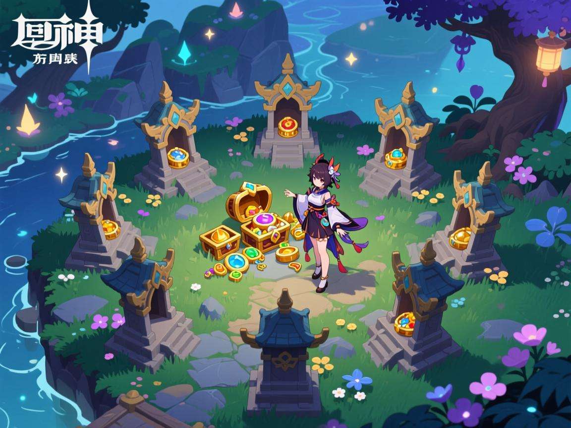 原神稻妻 8 个地灵龛的具体位置