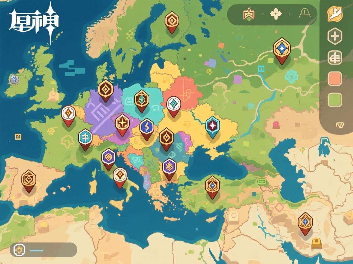 原神键纹全解析：各区域键纹分布位置与获取攻略