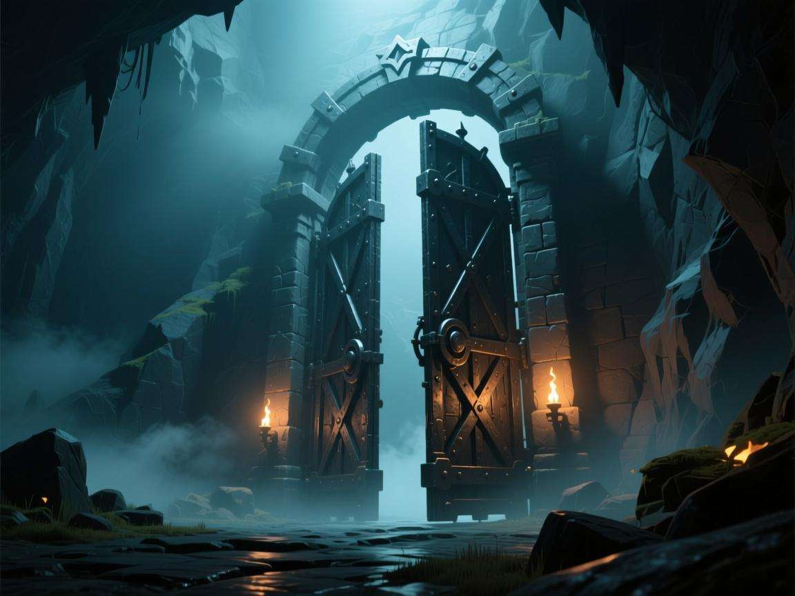 原神层岩巨渊地下铁门：神秘之门背后的故事