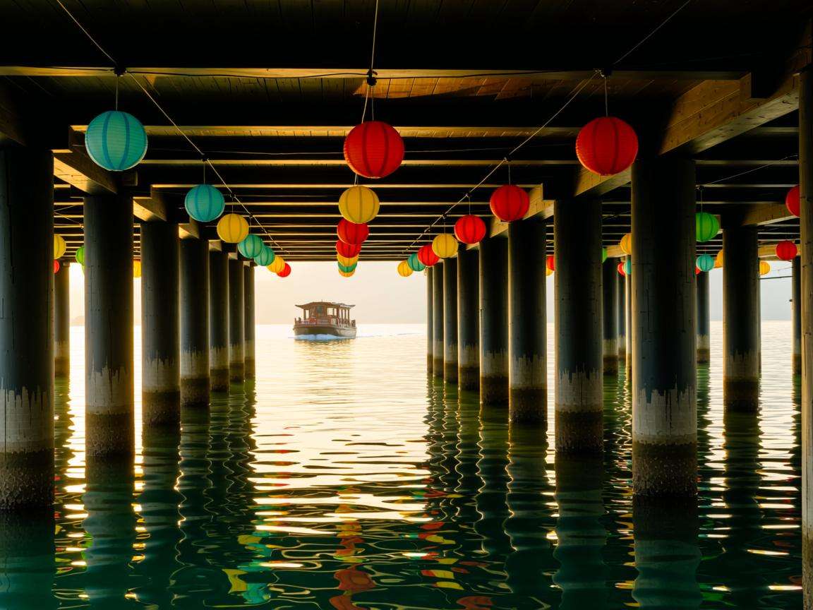 原神去璃月港码头逛逛感受悠闲氛围