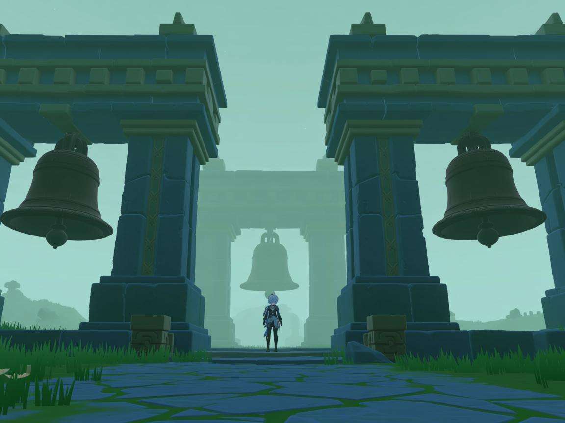 敲响原神遗迹两侧的钟任务