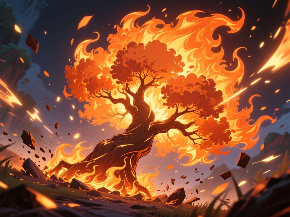 原神爆炎树掉落物全解析：珍贵材料与获取指南