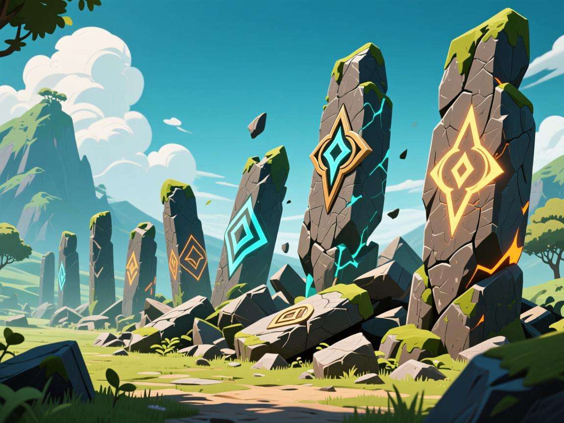 原神岩柱子顺序出现混乱状况