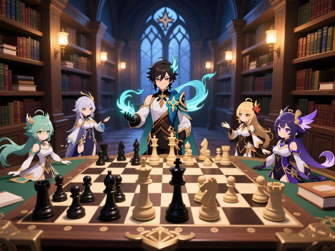《原神七神化身象棋角色：一场奇幻与策略交织的棋艺对决》