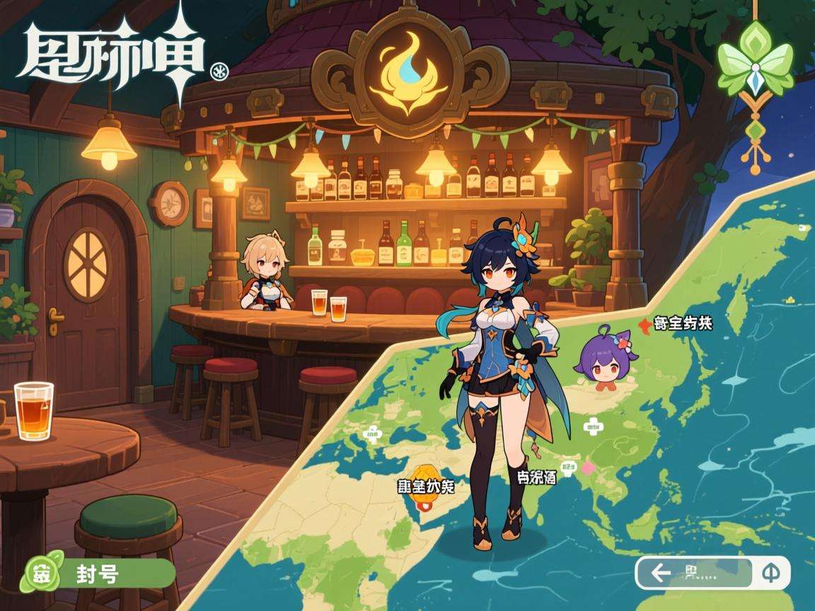 空荧酒馆原神地图是否会导致封号？