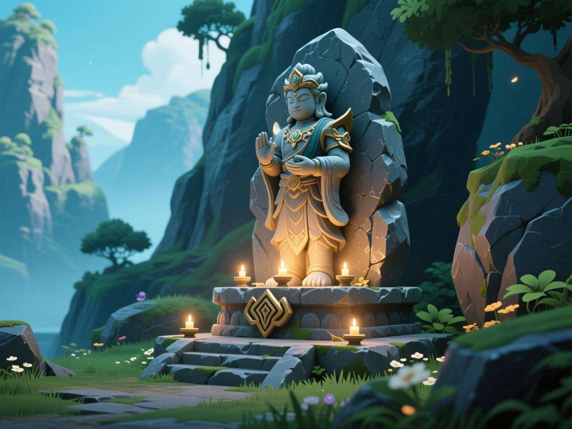 原神千年千岩纪念石供物位置全解析