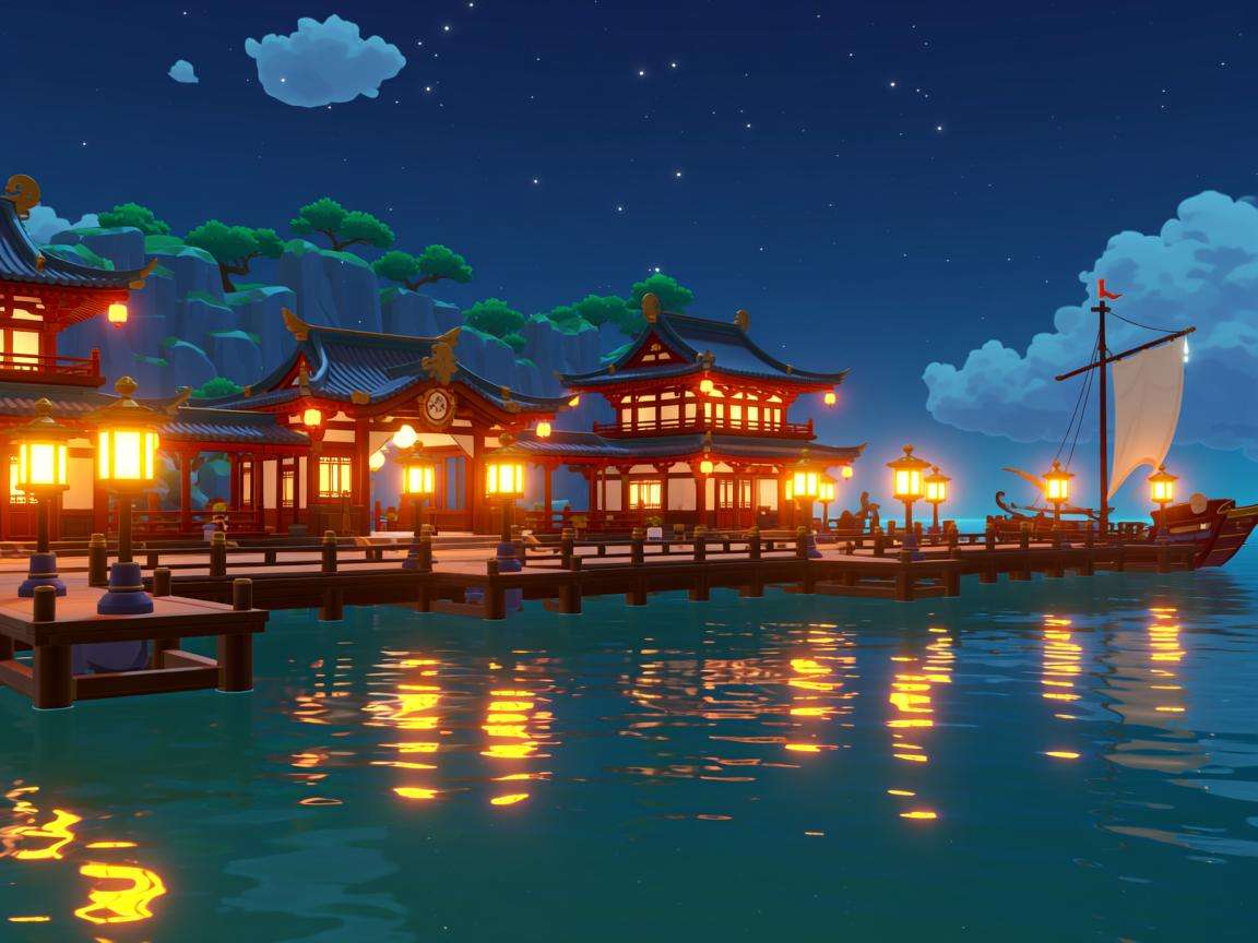 探寻原神夜泊石最多之地，领略独特奇幻景象