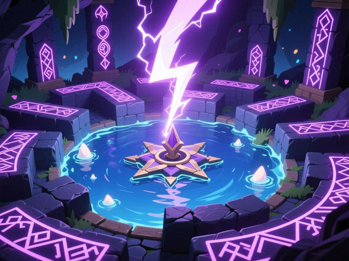 原神水月池地下雷指针如何归位