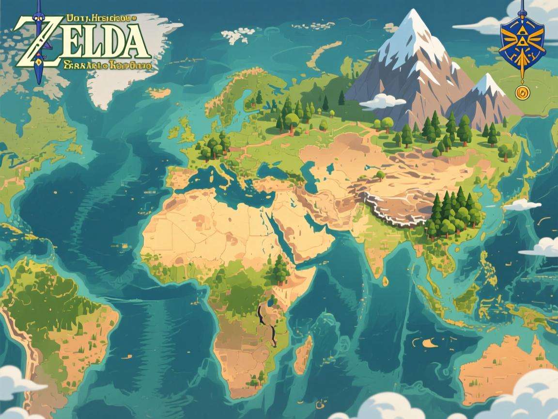 塞尔达与原神地图大比拼：塞尔达地图究竟比原神大多少？