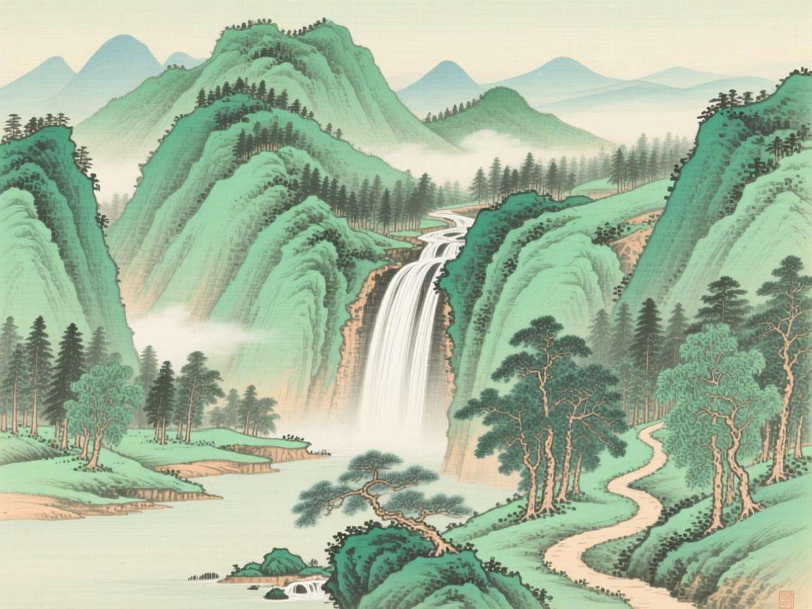 原神尘歌壶翠黛峰摹本分享