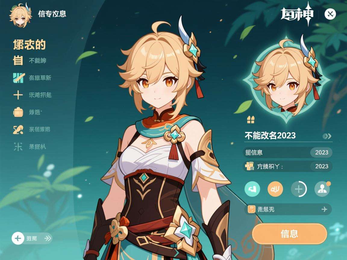 原神为什么不能在 2023 年改名了