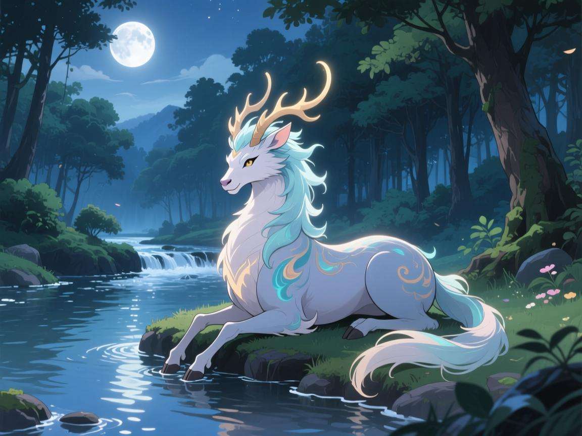 原神麒麟图片大赏：神秘与美丽的化身