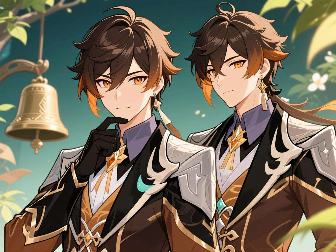 原神：公子与钟离携手，演绎别样冒险传奇